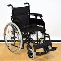 Кресло-коляска инвалидная механическая с литыми задними колесами, ширина сидения 16\41 см 712N-1