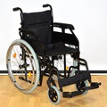 Кресло-коляска инвалидная механическая с пневматическими задними колесами, ширина сидения 16\41 см 712N-1