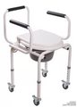 Кресло-стул с санитарным оснащением на 4-х колесах FS 813